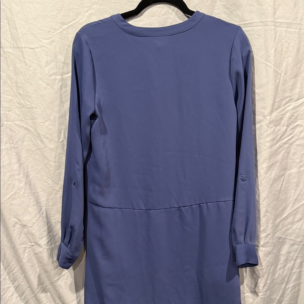 Chic Long Sleeve Blue Dress - Picture 10 of 15